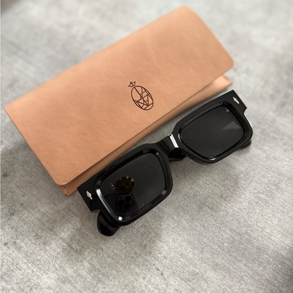 Jacques Marie Mage Black Sunglasses - Picture 5 of 9